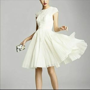 Ted Baker feather appliqué motif dress